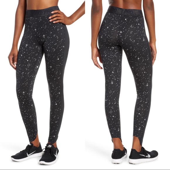 nike starry night metallic leggings
